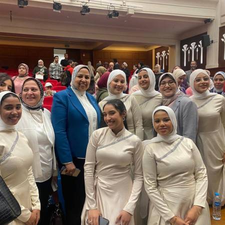 فريق كورال كلية علوم الرياضة للبنات بجامعة الإسكندرية يحصد المركز الأول